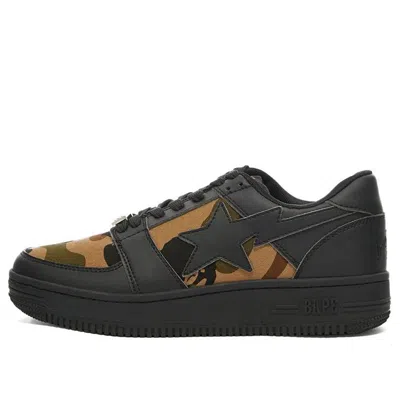 A Bathing Ape Bape Sta Low M1 '1st Camo - Black' In Brown