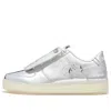 A Bathing Ape Bape Sta Low 'silver' In Metallic