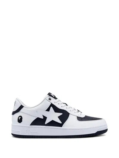 A Bathing Ape Bape Sta Low-top Sneakers In White