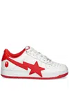 A Bathing Ape Bape Sta Os #2 Sneakers In 红色