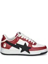 A Bathing Ape Bape Sta Os #2 Sneakers In 红色