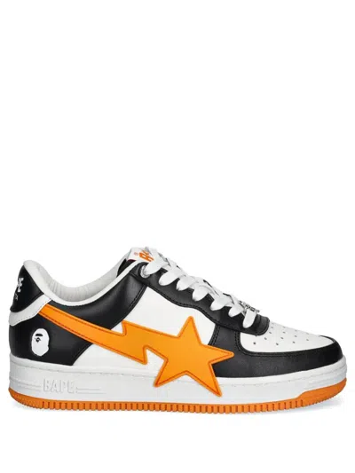 A Bathing Ape Bape Sta Sneakers In Black