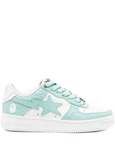 A Bathing Ape Bape Sta Sneakers In Blue