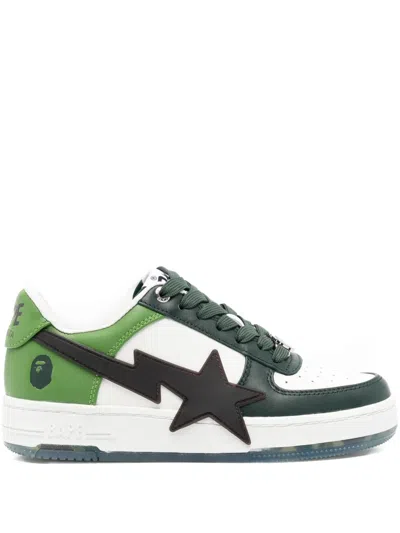 A Bathing Ape Bape Sta Sneakers In Green