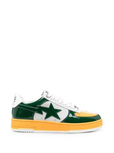 A Bathing Ape Bape Sta Sneakers In Green