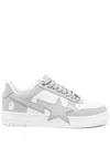A Bathing Ape Bape Sta Sneakers In Weiss