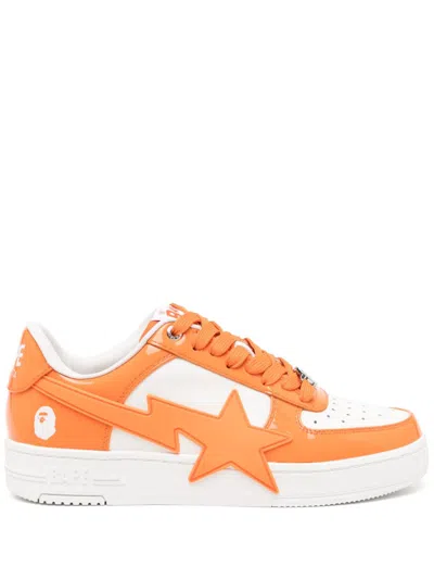 A Bathing Ape Bape Sta Sneakers In Weiss