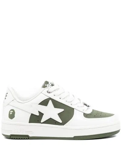 A Bathing Ape Bape Sta Sneakers In White