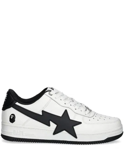 A Bathing Ape Bape Sta Sneakers In White