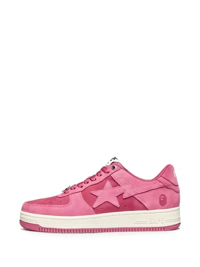 A Bathing Ape Bape Sta Suede Sneakers In Multi