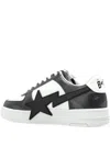 A Bathing Ape Bape Star-lightning Snekers In White