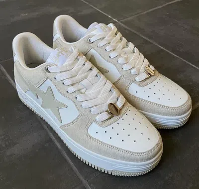 Pre-owned A Bathing Ape Bapesta Beige