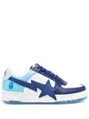 A Bathing Ape Bapesta Os Sneakers In Blue