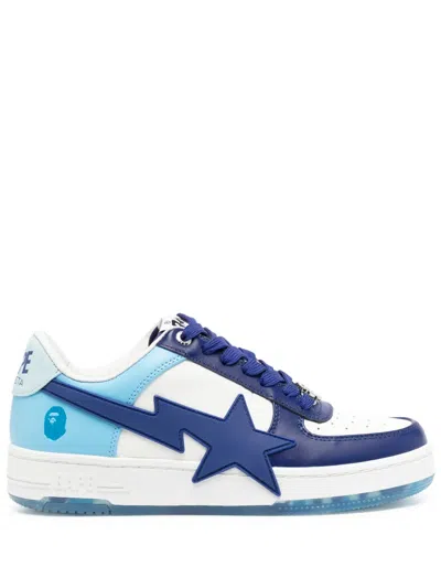 A Bathing Ape Bapesta Os Sneakers In Blue
