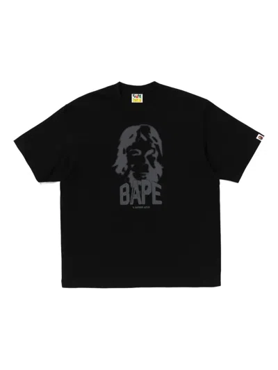 A Bathing Ape Beethoven-print T-shirt In Black