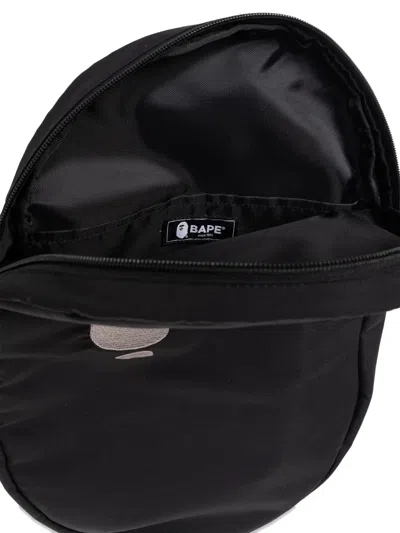 A Bathing Ape Big Ape Head Shoulder Bag In Black