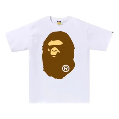 A Bathing Ape Ape Head Graphic T-shirt In White