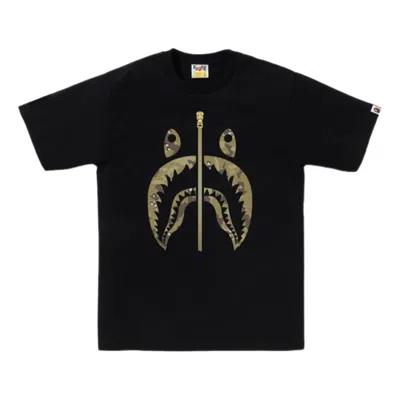 A Bathing Ape Bitmap Shark Tee 'black'