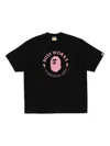 A Bathing Ape Busy Works Ape Head T-shirt In Black