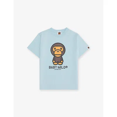 A Bathing Ape Kids' Sax Baby Milo Graphic-print Cotton-jersey T-shirt 1-6