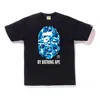 A Bathing Ape Camo Ape Head Logo T-shirt 'black Blue'