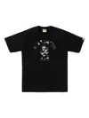 A Bathing Ape Camo-logo T-shirt In Black