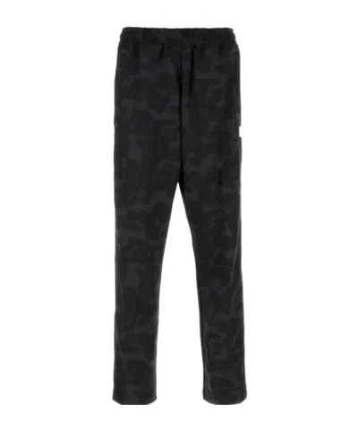 A Bathing Ape Camo Relaxed Sweatpants In Black