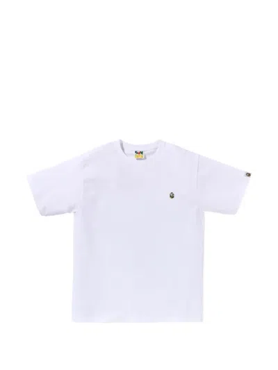 A Bathing Ape Camo-print Logo-patch T-shirt In Animal Print