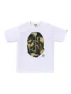 A Bathing Ape Camouflage-graphic T-shirt In White