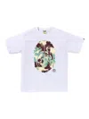 A Bathing Ape Camouflage-graphic T-shirt In White