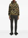A Bathing Ape Camouflage-pattern Hoodie In Animal Print