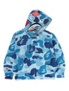 A Bathing Ape Camouflage-pattern Hoodie In Blue