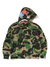 A Bathing Ape Camouflage-pattern Hoodie In Green