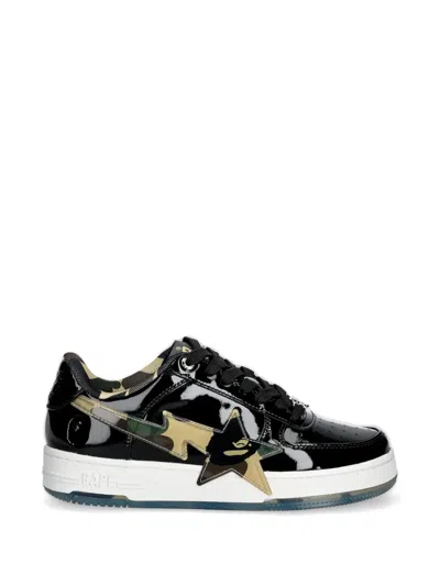 A Bathing Ape Camouflage-pattern Sneakers In Multi