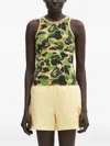 A Bathing Ape Camouflage-pattern Top In Multi
