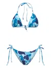 A Bathing Ape Camouflage-print Bikini In Blue