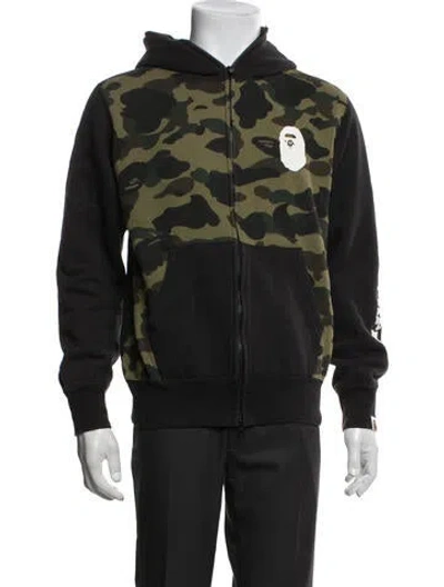 Pre-owned A Bathing Ape Camouflage Print In Black