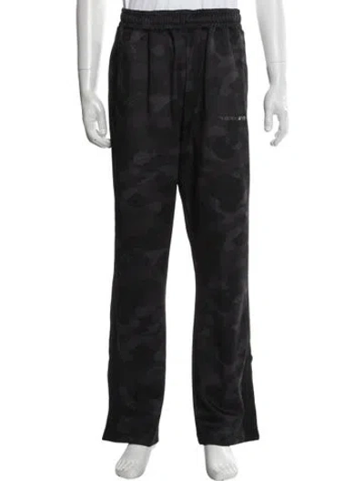 Pre-owned A Bathing Ape Camouflage Print Pants In Black