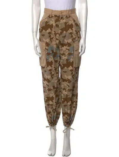 Pre-owned A Bathing Ape Camouflage Print Skinny Leg Pants W/ Tags In Neutral