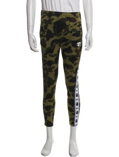 Pre-owned A Bathing Ape Camouflage Print Sweatpants In Green