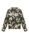 A Bathing Ape Camouflage-print Sweatshirt In Green