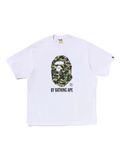 A Bathing Ape Camouflage-print T-shirt In White