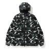 A Bathing Ape Camouflage Reflective Hooded Jacket 'black'