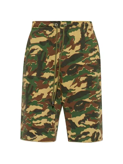 A Bathing Ape Camouflage-print Drawstring Shorts In Multi