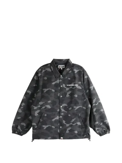 A Bathing Ape Camouflage-print Logo-print Jacket In Multi