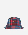 A Bathing Ape Check Ape Bucket Hat Navy