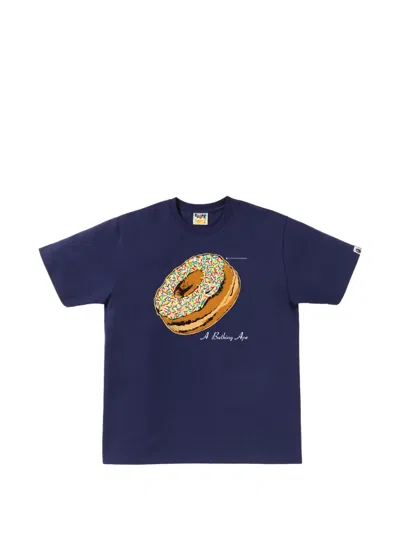 A Bathing Ape Classic Donut T-shirt In Multi