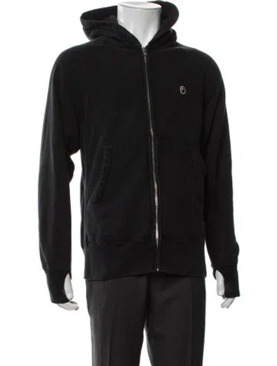 Pre-owned A Bathing Ape Classics Graphic Print Hoodie In Black