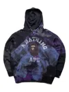 A Bathing Ape Men S Tie Dye College Hoodie In Blue