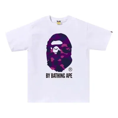 A Bathing Ape Color Camo T-shirt 'white Purple'